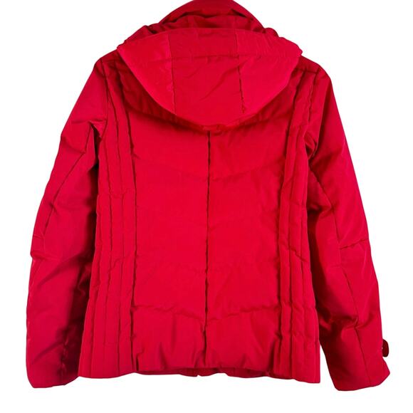 Bogner Goose Down Puffer Hooded Ski Jacket Red - Picture 3 of 11